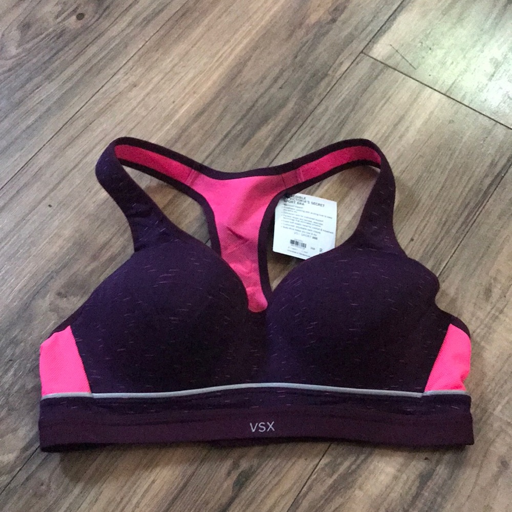 Victoria’s Secret Incredible sport purple and pink sport bra